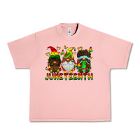 Salmon June Teenth Gnomes Urban Heavy Tee - CowhideDigitalArt