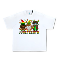 White June Teenth Gnomes Urban Heavy Tee - CowhideDigitalArt