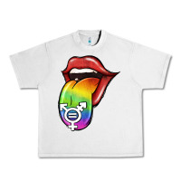 Lunar Rock Pride LGBT Sign Tongue Urban Heavy Tee - Jasminsmagicworld