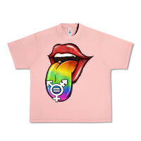 Salmon Pride LGBT Sign Tongue Urban Heavy Tee - Jasminsmagicworld