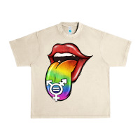 Sandshell Pride LGBT Sign Tongue Urban Heavy Tee - Jasminsmagicworld