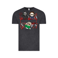 Vintage Black halloween Vintage Tee - CowhideDigitalArt