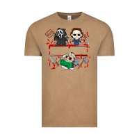 Vintage Coffee halloween Vintage Tee - CowhideDigitalArt
