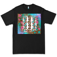 Black teacher gemstone and pink flower tumbler Premium Tee - BundleAndBundleShop