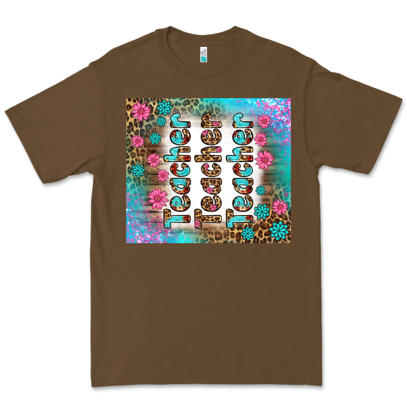 Teacher Gemstone And Pink Flower Tumbler Premium Tee by BundleAndBundleShop | Teevron