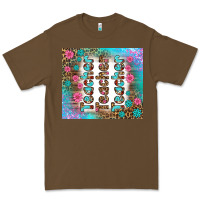 Cacao teacher gemstone and pink flower tumbler Premium Tee - BundleAndBundleShop