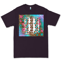 Plum teacher gemstone and pink flower tumbler Premium Tee - BundleAndBundleShop