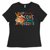 Black cooking is love made edible Ladies Tee - CowhideDigitalArt