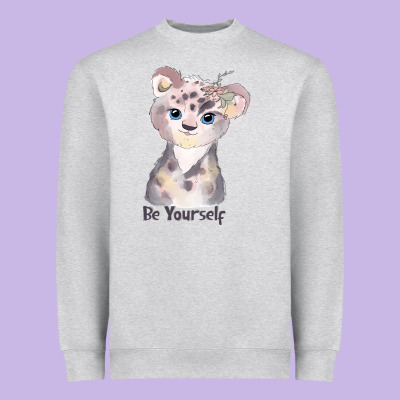 Tiger Cute Animals Heavyweight Sweatshirt Designed By Ranaportraitstore
