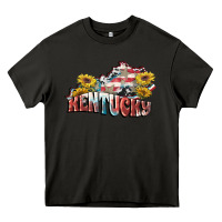 Asphalt Kentucky 4th of July Heavy Core Tee - FaDigitalArtStudio