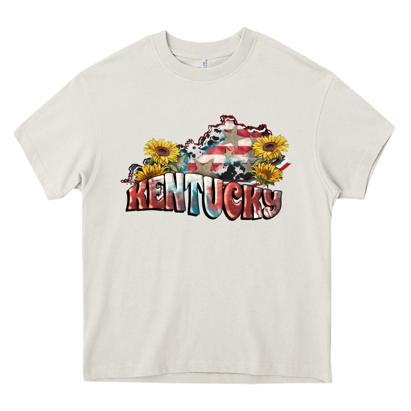 Kentucky 4th Of July Heavy Core Tee by FaDigitalArtStudio | Teevron