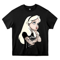 Black alice tattoo Heavy Core Tee - artisFamous