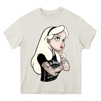 Cream alice tattoo Heavy Core Tee - artisFamous