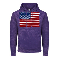 Cloud Purple american flag Vintage Hoodie - Artiststas