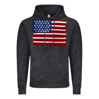 Vintage Black american flag Vintage Hoodie - Artiststas