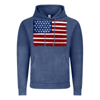 Vintage Denim american flag Vintage Hoodie - Artiststas
