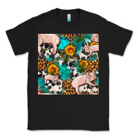 Black american yorkshire pig seamless pattern Classic Tee - FaDigitalArtStudio