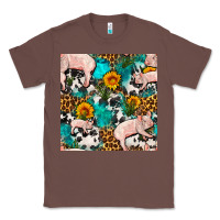 Chestnut american yorkshire pig seamless pattern Classic Tee - FaDigitalArtStudio