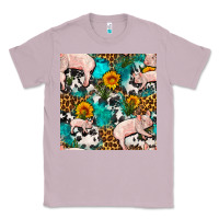 Lilac american yorkshire pig seamless pattern Classic Tee - FaDigitalArtStudio