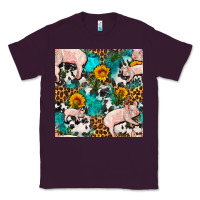 Plum american yorkshire pig seamless pattern Classic Tee - FaDigitalArtStudio