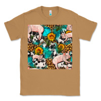 Toasted Coconut american yorkshire pig seamless pattern Classic Tee - FaDigitalArtStudio