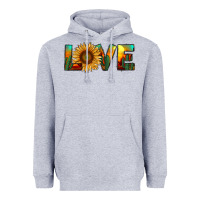 Heather Grey desert sunflower love Heavyweight Hoodie - RanaPortraitStore
