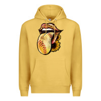 Antique Gold Softball Tongue Premium Hoodie - Jasminsmagicworld
