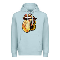 Blue Mist Softball Tongue Premium Hoodie - Jasminsmagicworld