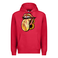 Cardinal Softball Tongue Premium Hoodie - Jasminsmagicworld