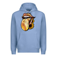 Colony Blue Softball Tongue Premium Hoodie - Jasminsmagicworld