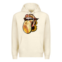 Sandshell Softball Tongue Premium Hoodie - Jasminsmagicworld