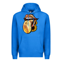 True Royal Softball Tongue Premium Hoodie - Jasminsmagicworld