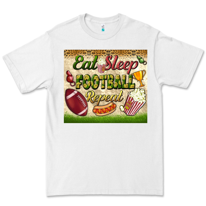 Eat Sleep Football Repeat Tumbler Premium Tee by BundleAndBundleShop | Teevron