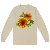Mushroom Soraya Sunflower Long Sleeve Tee - LillyAllenDesigns