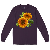Plum Soraya Sunflower Long Sleeve Tee - LillyAllenDesigns