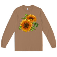 Toasted Coconut Soraya Sunflower Long Sleeve Tee - LillyAllenDesigns