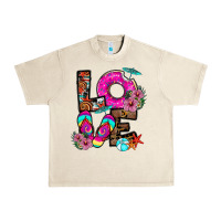 Sandshell Love Summer Urban Heavy Tee - CowhideDigitalArt