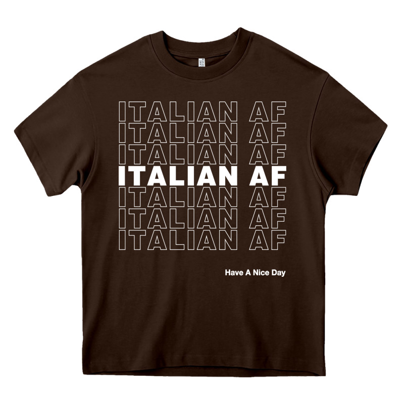 Italian Af Heavy Core Tee by artisFamous | Teevron