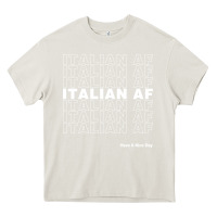 Cream italian af Heavy Core Tee - artisFamous