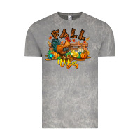 Cloud Rock Fall Vibes Vintage Tee - CowhideDigitalArt