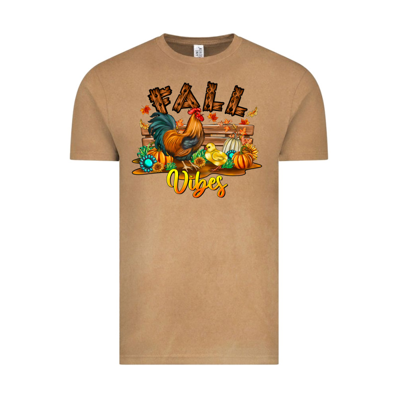 Fall Vibes Vintage Tee by CowhideDigitalArt | Teevron