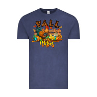 Vintage Denim Fall Vibes Vintage Tee - CowhideDigitalArt