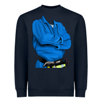 Navy english cocker spaniel mechanic 2 Heavyweight Sweatshirt - RanaPortraitStore
