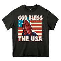 Asphalt God Bless the USA Heavy Core Tee - FaDigitalArtStudio