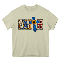 Mossy American Flag Faith Heavy Core Tee - Jasminsmagicworld