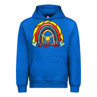 Cobalt Softball Rainbow Urban Hoodie - RanaPortraitStore