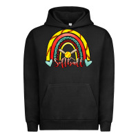 Pigment Black Softball Rainbow Urban Hoodie - RanaPortraitStore