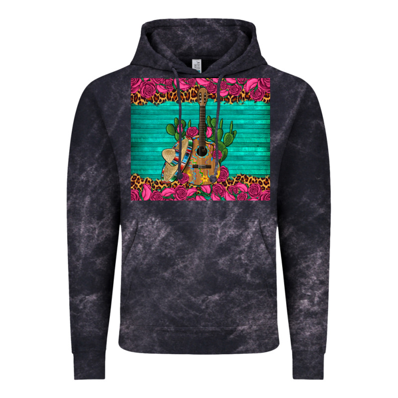 Mexican Guitar Roses Cactus Sombrero Vintage Hoodie by Artiststas | Teevron