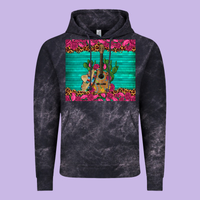 Mexican Guitar Roses Cactus Sombrero Vintage Hoodie Designed By Artiststas