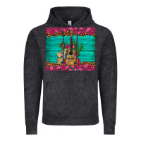 Vintage Black mexican guitar roses cactus sombrero Vintage Hoodie - Artiststas